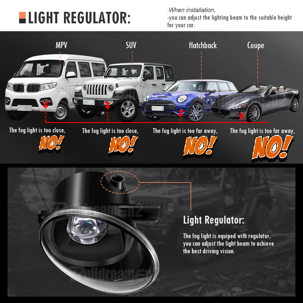 2 Buah 30W LED Lampu Kabut Per - Model Kit Land Rover ulasan dan harga