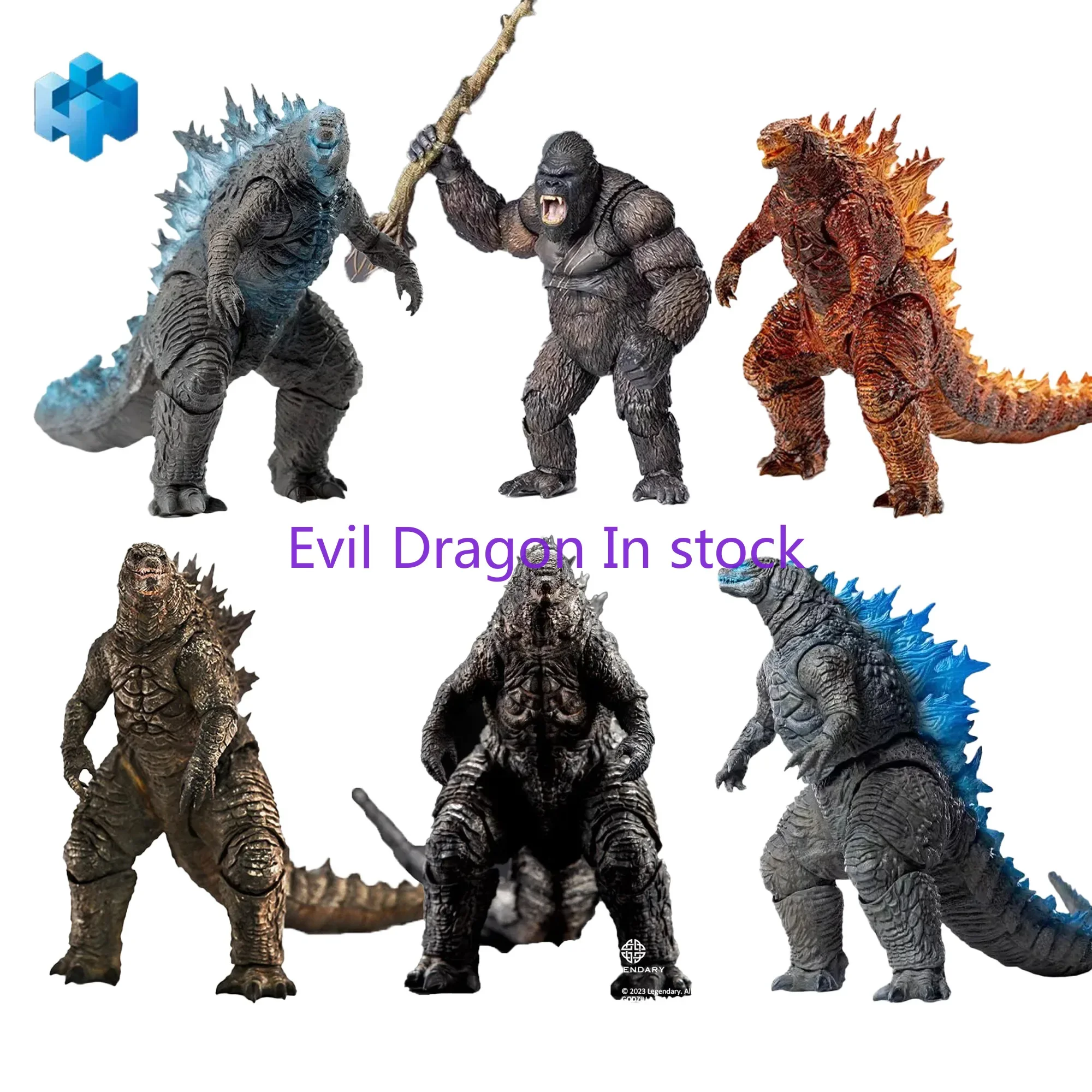 HIYA GODZILLA Vs KONG Koleksi  - Model Kit Kiryu ulasan dan harga