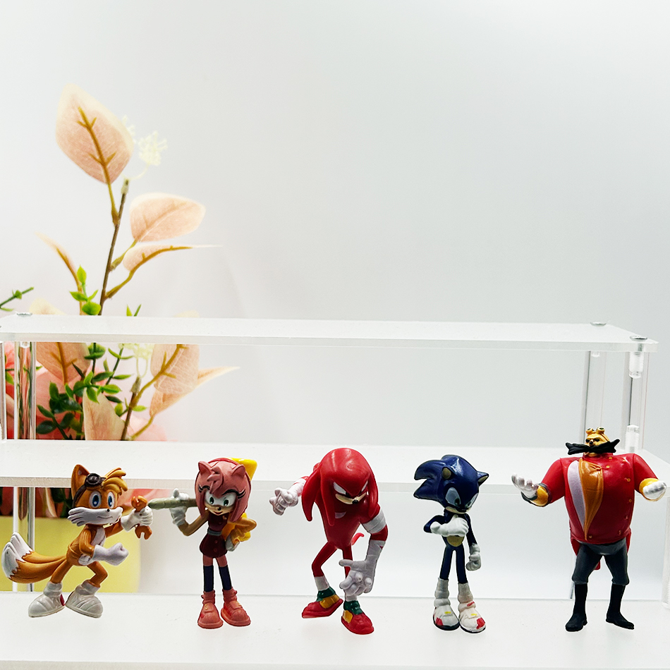 6 Buah/Set Figur Aksi Sonic Ta - Model Kit Sonic ulasan dan harga