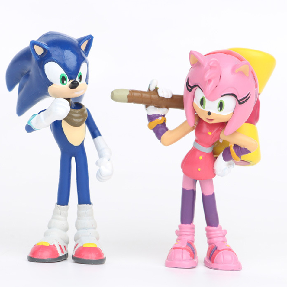 6 Buah/Set Figur Aksi Sonic Ta - Model Kit Sonic ulasan dan harga